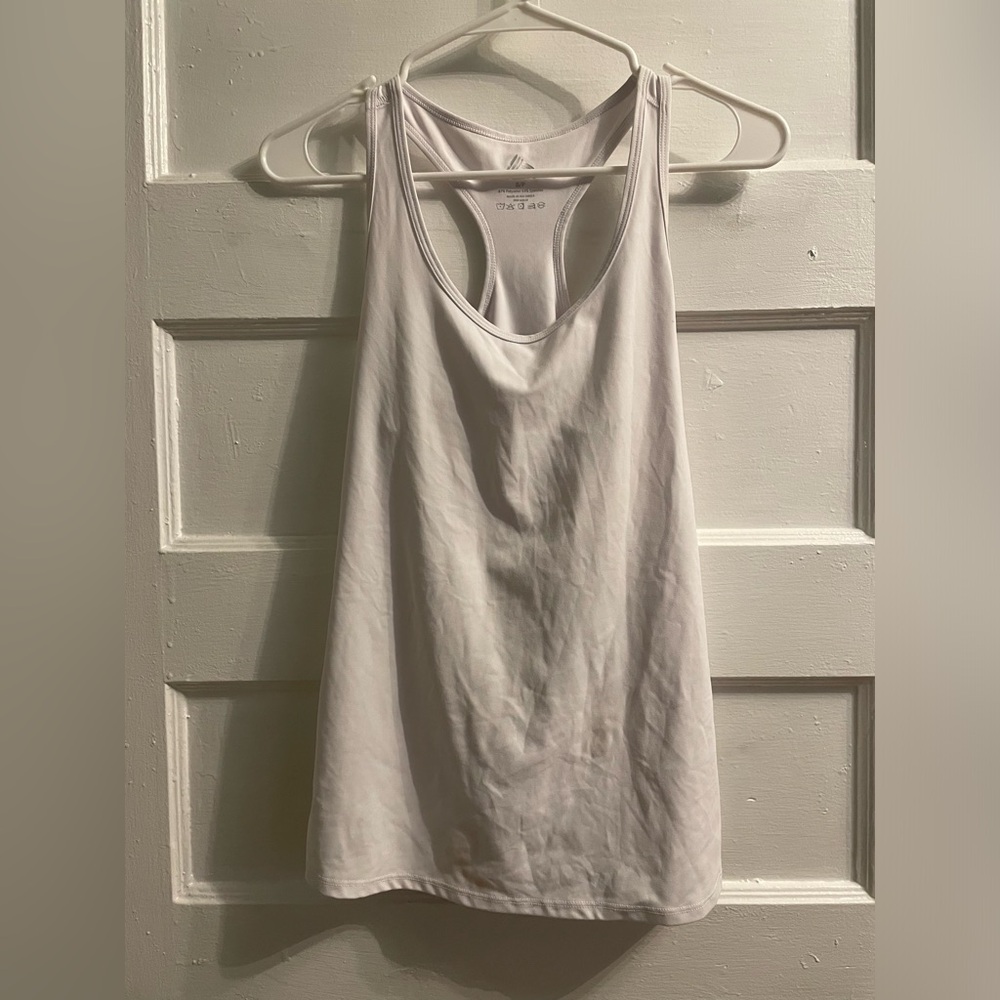 White Athletic Tank